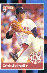 1988 Donruss Baseball Cards    375     Calvin Schiraldi